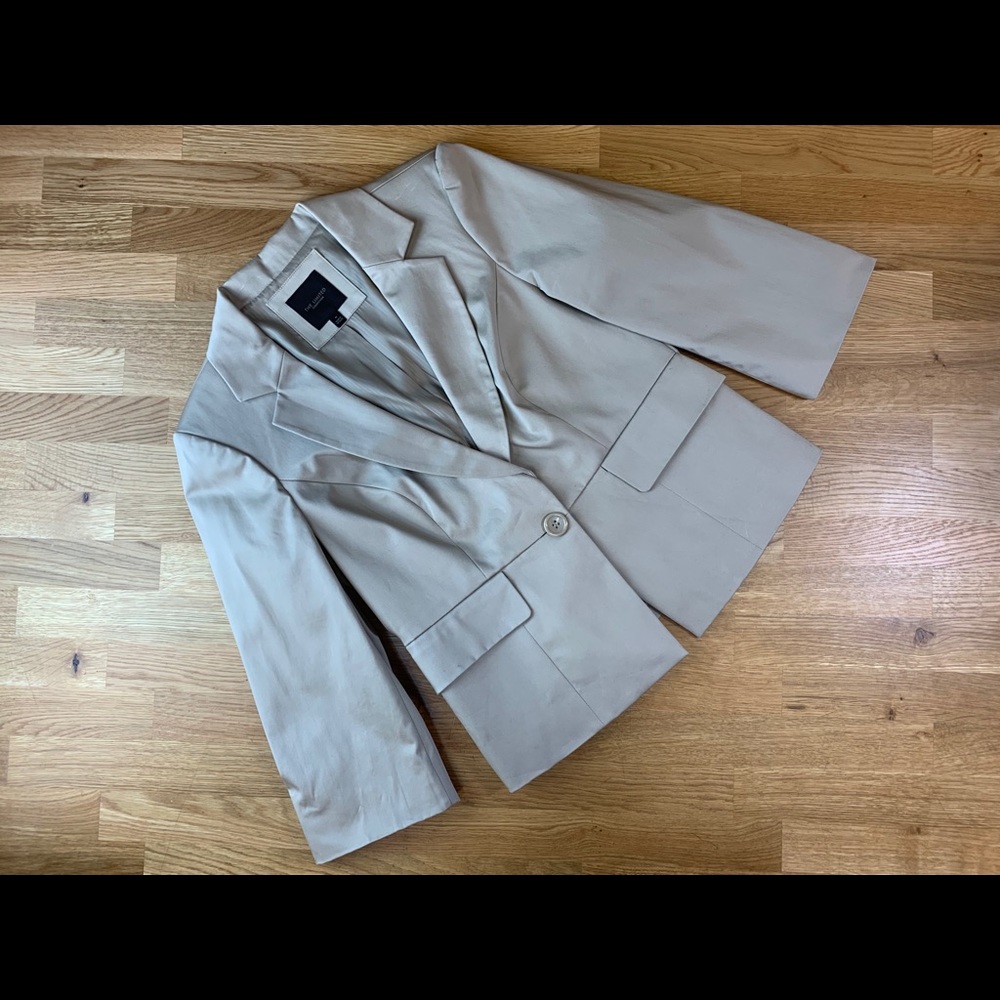 M The Limited Ivory Sheen Blazer